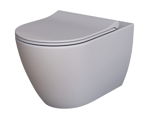 Унитаз Ambassador Queen 113T20301R подвесной Серый матовый без сиденья