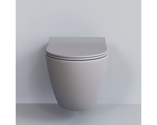 Унитаз Ambassador Queen 113T20301R подвесной Серый матовый без сиденья