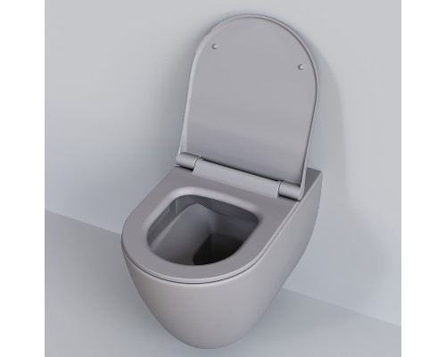 Унитаз Ambassador Queen 113T20301R подвесной Серый матовый без сиденья