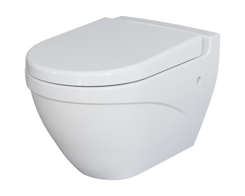 Унитаз Ambassador Nord 133T20001 подвесной Белый глянцевый без сиденья