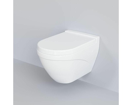 Унитаз Ambassador Nord 133T20001 подвесной Белый глянцевый без сиденья