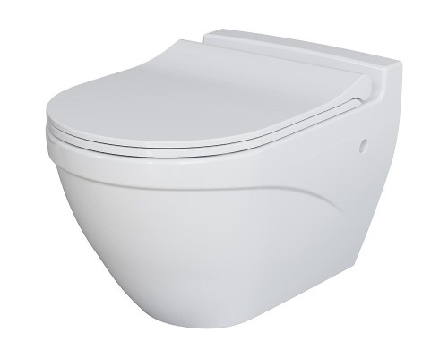 Унитаз Ambassador Nord 133T20001 подвесной Белый глянцевый без сиденья