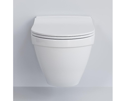 Унитаз Ambassador Nord 133T20001 подвесной Белый глянцевый без сиденья