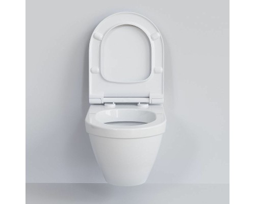 Унитаз Ambassador Nord 133T20001 подвесной Белый глянцевый без сиденья