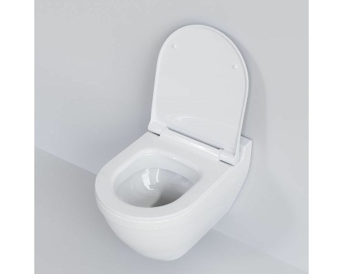 Унитаз Ambassador Nord 133T20001 подвесной Белый глянцевый без сиденья