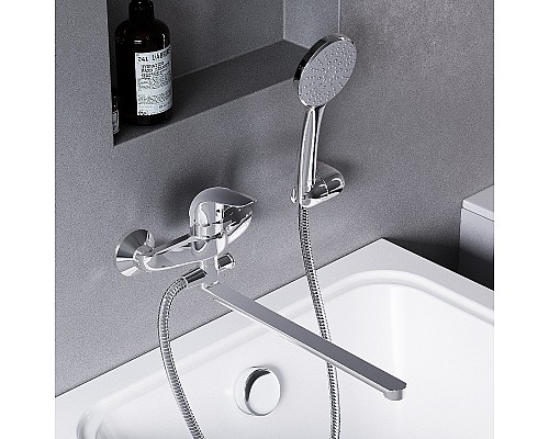 Смеситель для ванны Damixa Eclipse 319500001 универсальный Хром