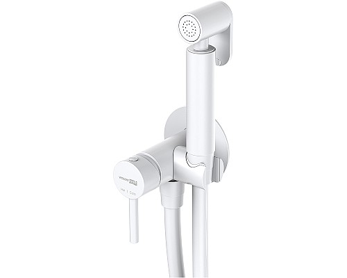 Гигиенический душ со смесителем WasserKRAFT A70538 Белый матовый