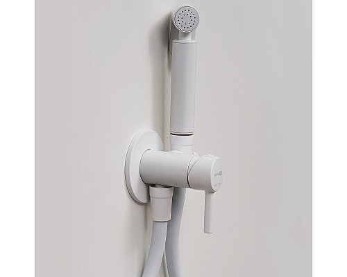 Гигиенический душ со смесителем WasserKRAFT A70538 Белый матовый