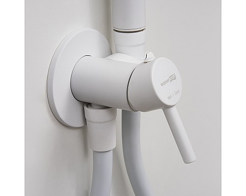 Гигиенический душ со смесителем WasserKRAFT A70538 Белый матовый