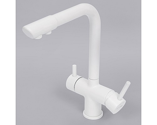 Смеситель для кухни WasserKRAFT A8357 Белый матовый
