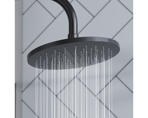 Душевая система Damixa Jupiter 977770300 Черная матовая