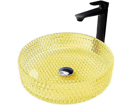 Раковина-чаша Abber Glas 40 AK2301Y Желтая
