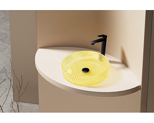 Раковина-чаша Abber Glas 40 AK2301Y Желтая