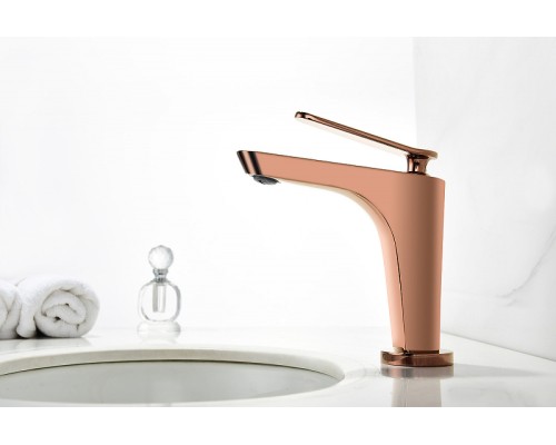 Смеситель для раковины Abber Zeitlos AF8909RG Розовое золото