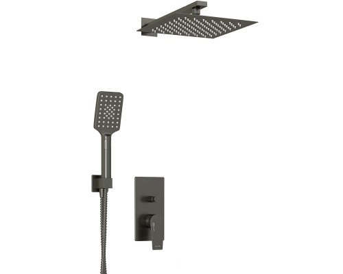 Душевая система WasserKRAFT A84202 Оружейная сталь