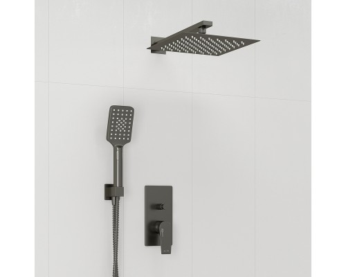 Душевая система WasserKRAFT A84202 Оружейная сталь