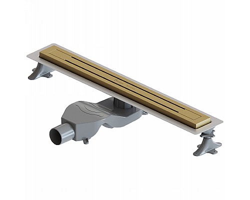 Душевой лоток Boheme Premium Trendy 60 983-60-MG с решеткой Золото матовое Душевой лоток Boheme Premium Trendy 60 983-60-MG с решеткой Золото матовое