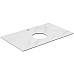 Столешница под раковину Kerama Marazzi Plaza Classic Neo Монте тиберио 80 PL1.SG507120R\80 Белый мрамор