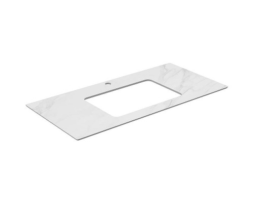 Столешница под раковину Kerama Marazzi Plaza Classic Neo Монте тиберио 100 Белый мрамор