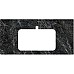 Столешница под раковину Kerama Marazzi Plaza Classic Neo Риальто 100 PL2.VT93\100T Темно-серая