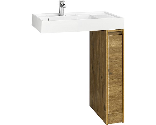 Тумба под раковину Aquaton Лондри 80 1A267101LHDR0 Дуб Рустикальный без фасада