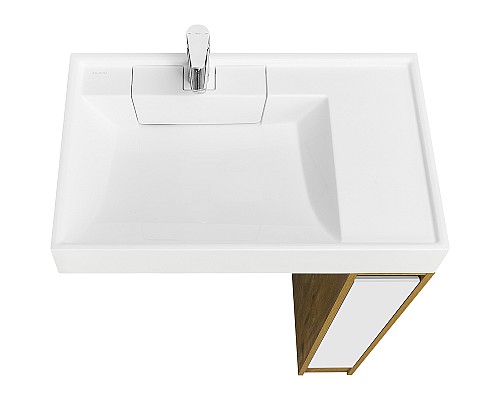 Тумба под раковину Aquaton Лондри 80 1A267101LHDR0 Дуб Рустикальный без фасада