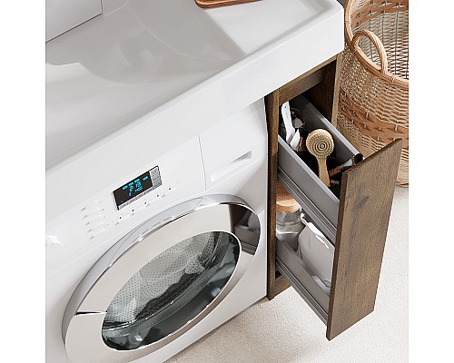 Тумба под раковину Aquaton Лондри 80 1A267101LHDR0 Дуб Рустикальный без фасада