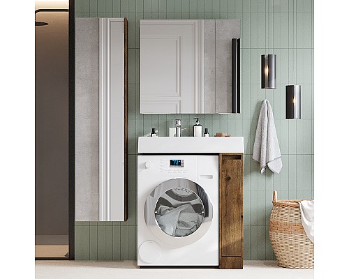 Тумба под раковину Aquaton Лондри 80 1A267101LHDR0 Дуб Рустикальный без фасада