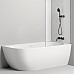 Ванна из искусственного камня Salini Sofia Corner R 170х85 102514G Белая глянцевая