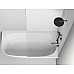 Ванна из искусственного камня Salini Sofia Corner R 170х85 102514G Белая глянцевая
