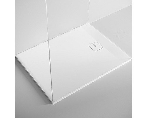 Душевой поддон из искусственного камня Salini Oasi 120x90 120322M Белый матовый