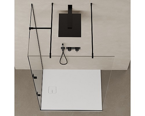 Душевой поддон из искусственного камня Salini Oasi 120x90 120322M Белый матовый