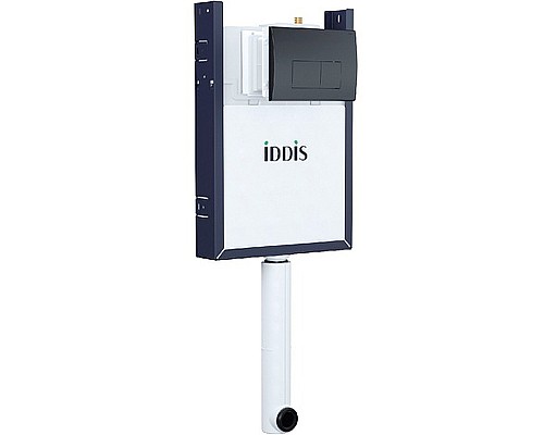 Смывной бачок Iddis Optima Home OPH0MBCi32K скрытого монтажа с Черной клавишей смыва