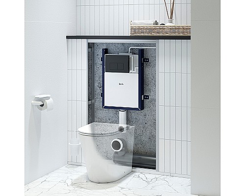 Смывной бачок Iddis Optima Home OPH0MBCi32K скрытого монтажа с Черной клавишей смыва