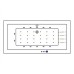 Акриловая ванна Whitecross Savia Duo 170x80 с гидромассажем