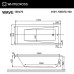 Акриловая ванна Whitecross Wave 150x70 с гидромассажем