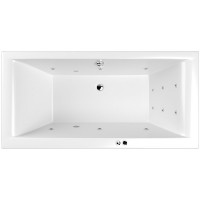 Акриловая ванна Whitecross Savia Duo 170x80 с гидромассажем