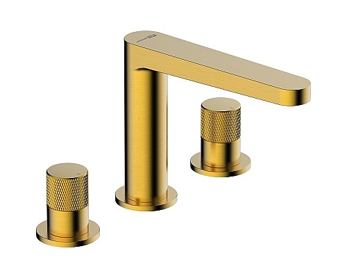 Смеситель для раковины WasserKRAFT Schunter 8235 Золото матовое