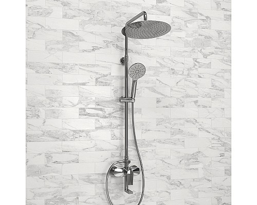 Душевая система WasserKRAFT A166.116.127.010.CH Хром