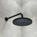 Верхний душ Iddis Optima Home Черный матовый