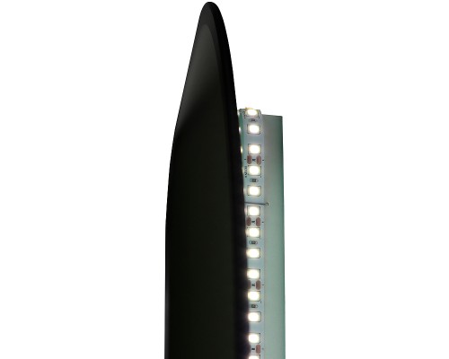 Зеркало Reflection Shadow 800х600 RF5733SH с подсветкой Черное с сенсорным выключателем, диммером, подогревом и часами