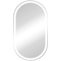 Зеркальный шкаф Reflection Black 450х800 RF2003BL с подсветкой Черный матовый