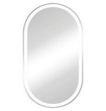 Зеркальный шкаф Reflection Black 450х800 RF2003BL с подсветкой Черный матовый