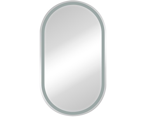 Зеркальный шкаф Reflection Black 450х800 RF2003BL с подсветкой Черный матовый