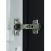 Зеркальный шкаф Reflection Black 450х800 RF2003BL с подсветкой Черный матовый