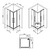 Душевой уголок AM.PM Func 90x90 W84G-403-9090-BТ профиль Черный матовый стекло прозрачное