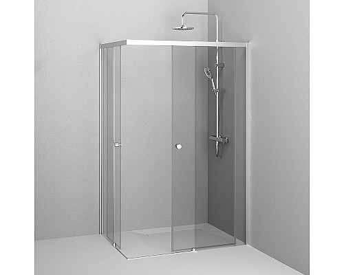 Душевой уголок AM.PM X-Joy 120х90 W94G-403-12090-MТ профиль Хром матовый стекло прозрачное