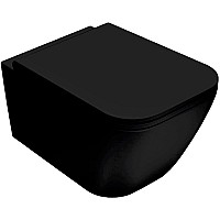 Унитаз Globo Stone STS05.AR подвесной Черный матовый без сиденья