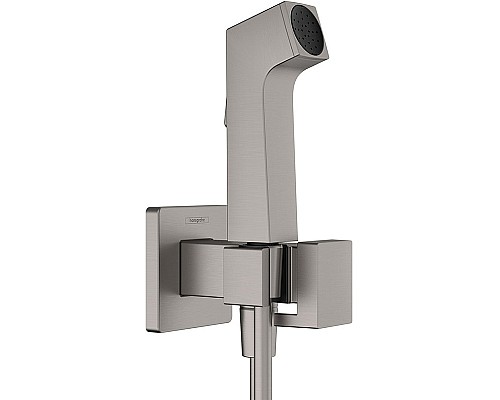 Гигиенический душ со смесителем Hansgrohe Bidette 29233340 Шлифованный черный хром