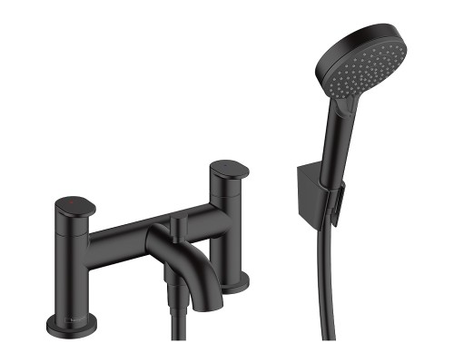 Смеситель на борт ванны Hansgrohe Vernis Blend Черный матовый